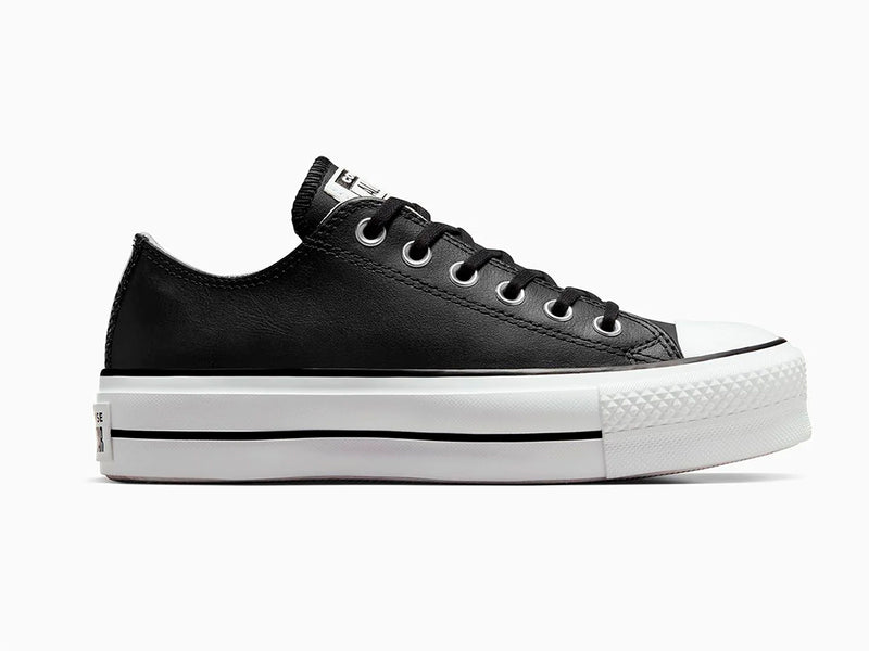 Tenis Converse Plataforma Ox Black/Black/White 561681