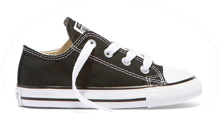 Converse Infantil All Star OX BLACK 7J235